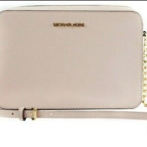 Michael Kors Women's Beige Crossbody Bag